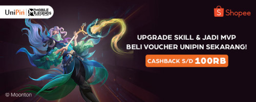 Upgrade skill dan jadi MVP dengan cashback 100rb di Shopee